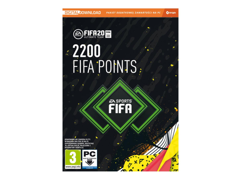 PC FIFA 20 - 2200 FUT Points ESD Origin